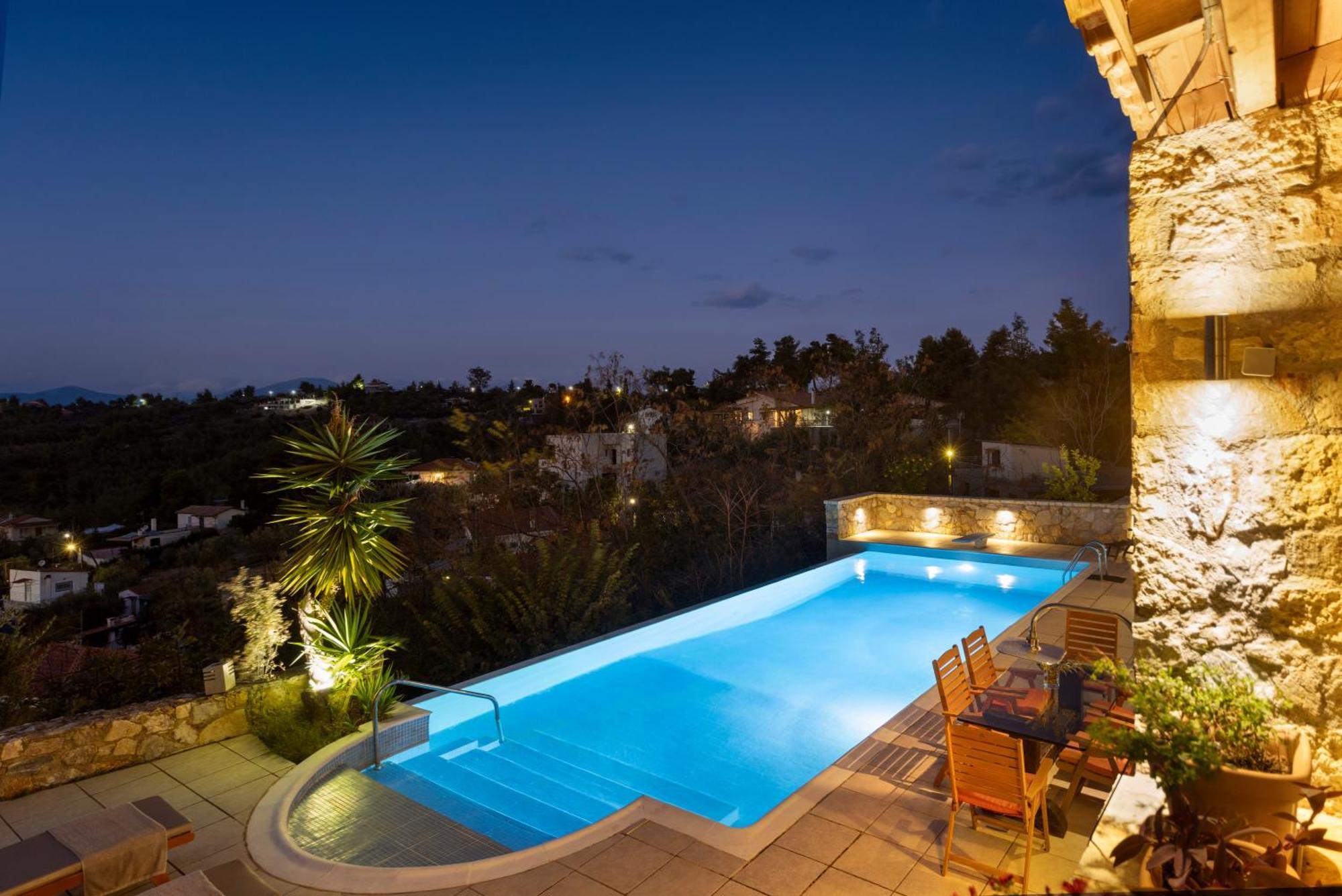 Villa Marrone Splendid Seaview Markopoulon Oropou Exterior photo
