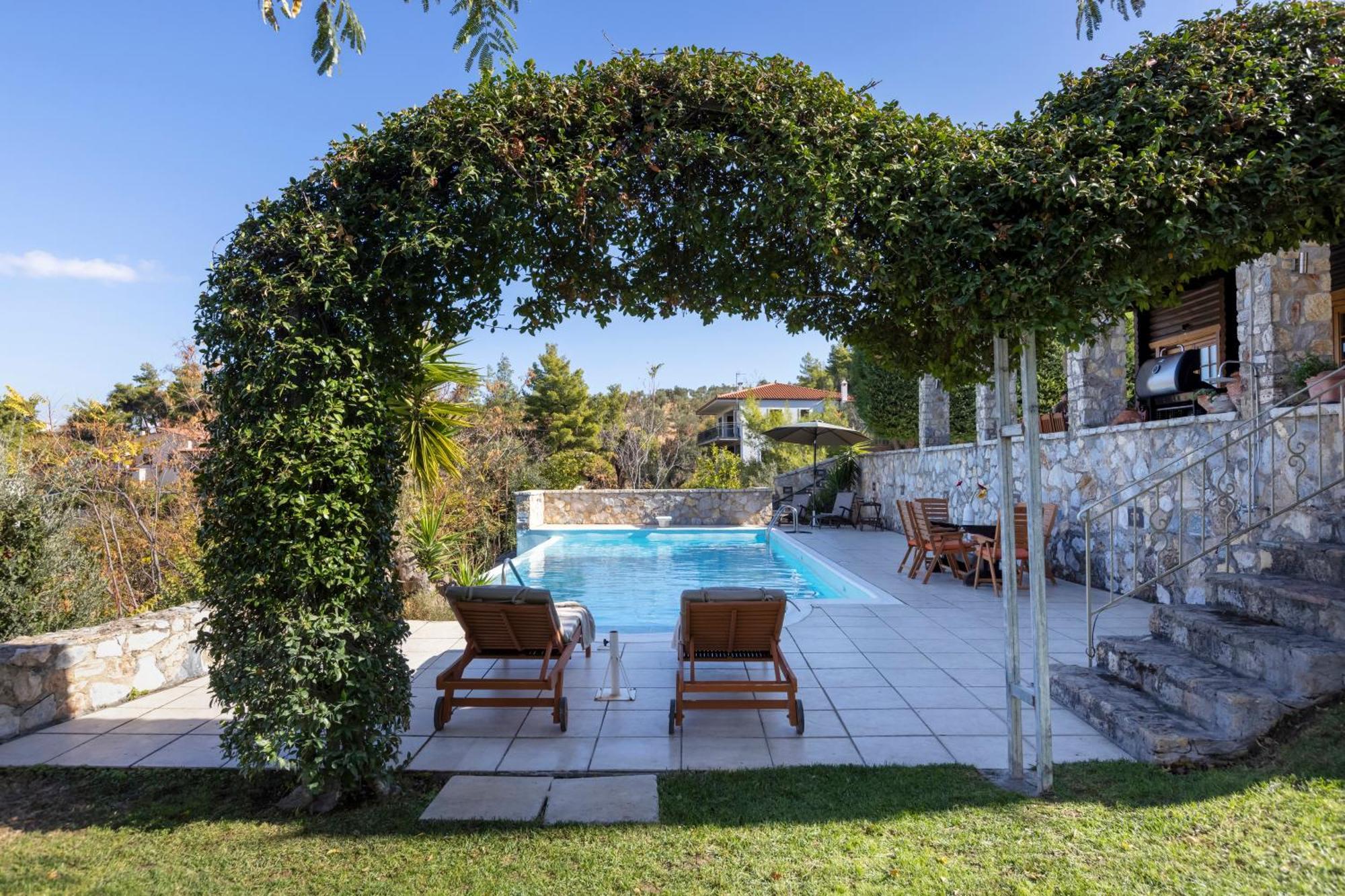 Villa Marrone Splendid Seaview Markopoulon Oropou Exterior photo