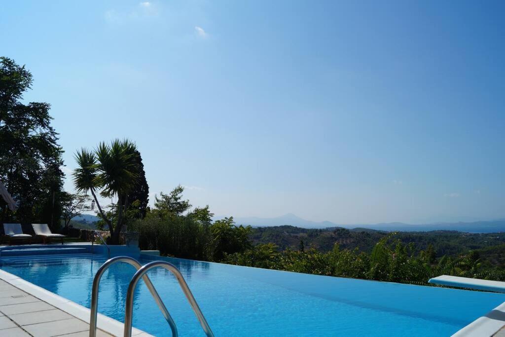 Villa Marrone Splendid Seaview Markopoulon Oropou Exterior photo